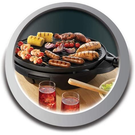 BARBECUE ELECTRIQUE 2 EN 1 2400W NOIR GEORGE FOREMAN