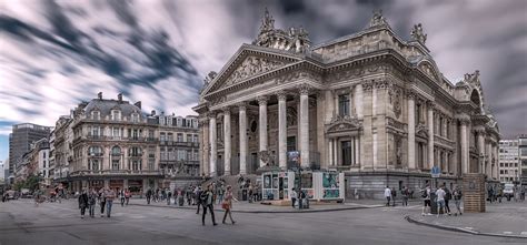 bourse de bruxelles panorama stock exchange panorama city architecture