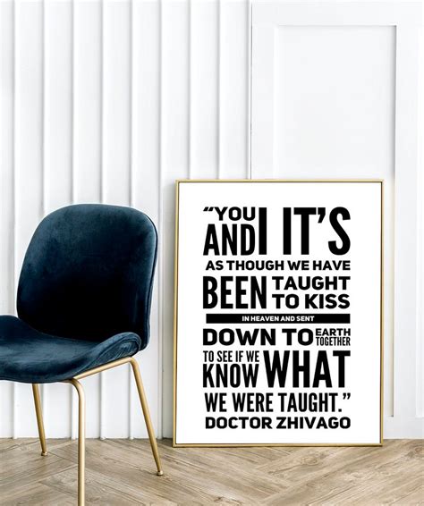 Doctor Zhivago Quote Print Poster 5 Sizes Available | Etsy