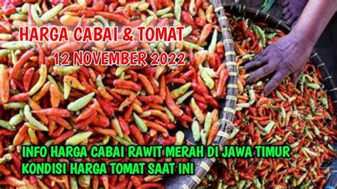 Cek Harga Cabai Hari Ini 12 November 2022 Info Harga Cabai Rawit Merah