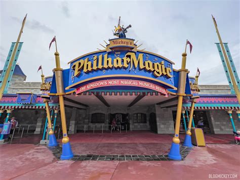 New Sign Installed For Mickey S Philharmagic At Magic Kingdom