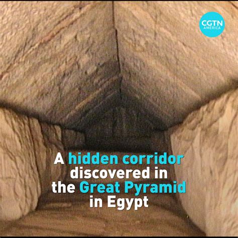 A Hidden Corridor Was Discovered Near The Main Entrance Of The Great