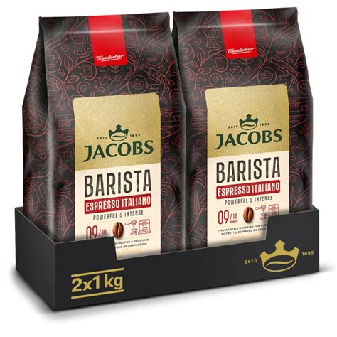 Zestaw Kg Kawy Ziarnistej Jacobs Barista Editions Espresso Italiano