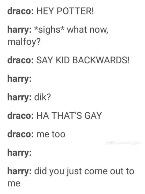Pin By Anna On Harry Potter Stuff Gay Harry Potter Draco Harry