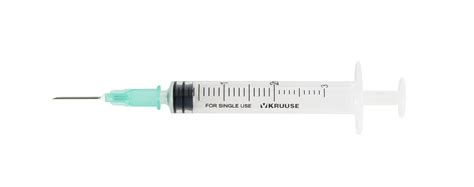 Kruuse Disp Syringe With Needle Comp Ml L