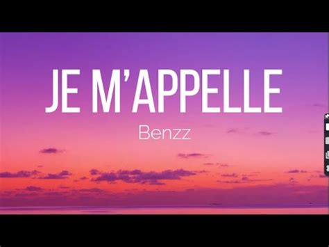 Benzz Je Mappelle Lyrics YouTube