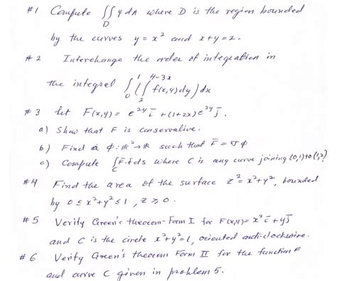 Solved Compute The Double Integral Yda Where De Is The Chegg