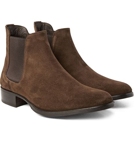 Tom Ford Suede Chelsea Boots Boots Mens Designer Boots Chelsea Boots