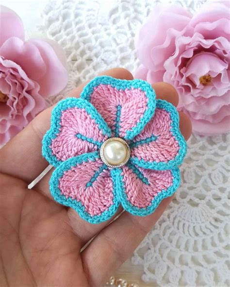 Brilliant Picture Of Rose Crochet Pattern Crochet Flower Patterns