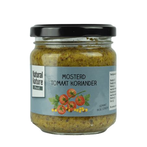 Mosterd Tomaat Koriander 200ml Natural Nature Food