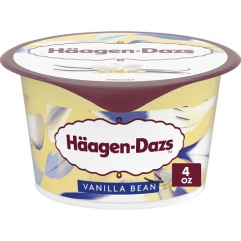 Haagen Dazs Vanilla Bean Cultured Crème Yogurt Style Snack 4 Oz Fred