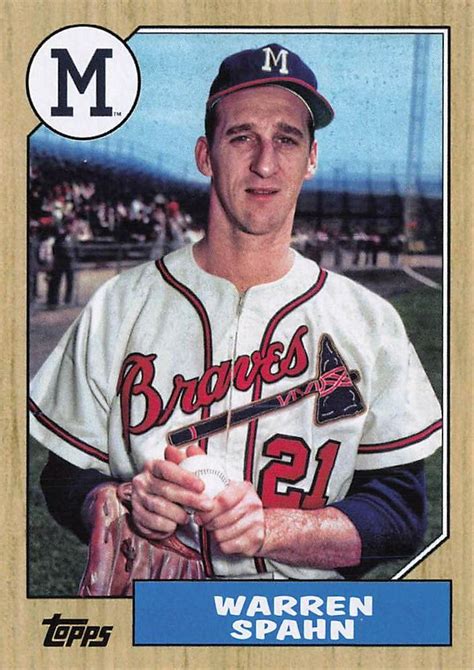 Topps Archives Warren Spahn Trading Card Database