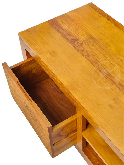 Solid Teak Wood Furniture 2 Drawers Tv Cabinet Selangor Malaysia Ct Teak Indoor Outdoor