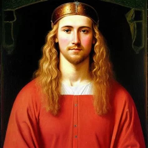 Portrait Of A Th Century Saxon Light Haired Warrior Openart