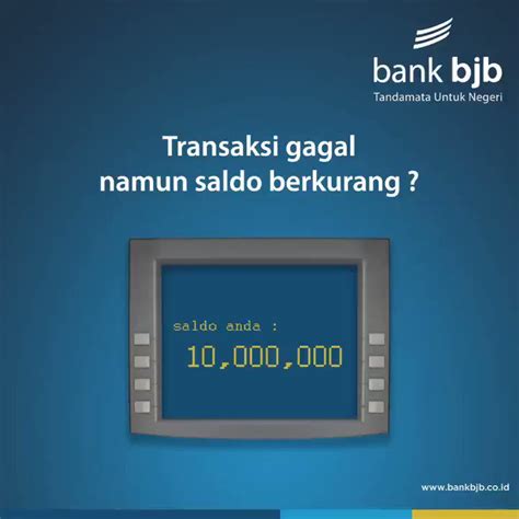 Bank Bjb On Twitter Transaksimu Gagal Namun Saldo Berkurang Segera