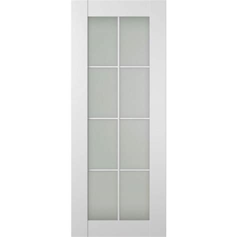 Belldinni Smart Pro 8 Lite 18 In X 80 In No Bore Frosted Glass Polar