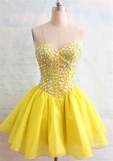 Sweetheart Beading Short Prom Dressescocktail Dressgraduation Dresseshomecoming Dresses On Luulla