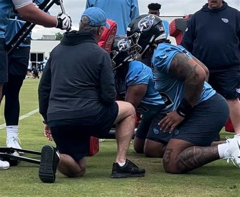 JC Latham And Titans Offensive Line Learning From Bill Callahan And His