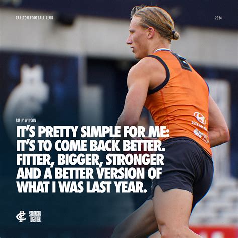 𝐇𝐮𝐧𝐠𝐫𝐲. Go get 'em, Bill 🙌 READ... - Carlton Football Club