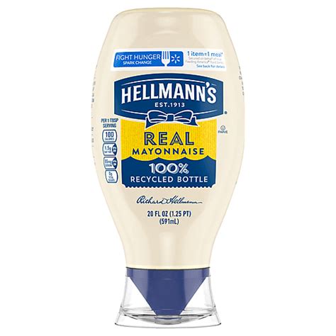 Hellmann S Mayonnaise Real 20 Fl Oz Condiments Wynn S Market