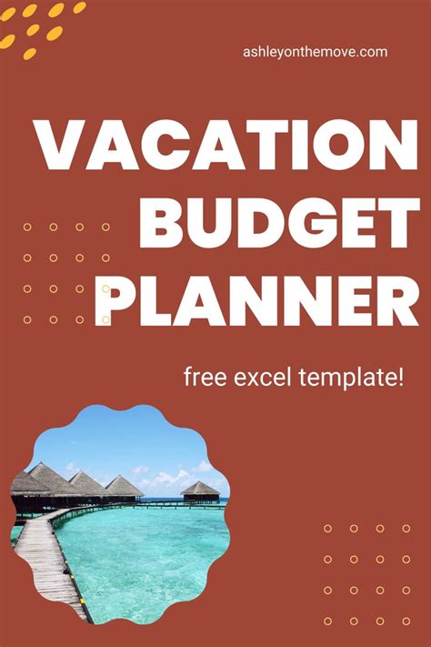 Travel Budget Template - Free Vacation Budget Planner Download ...