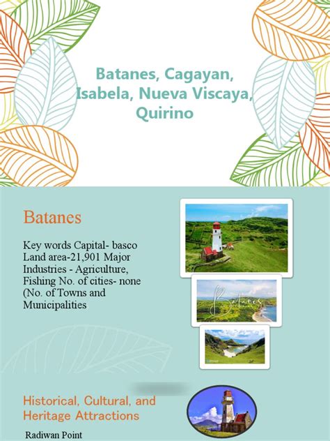 A Guide to the Provinces of Batanes, Cagayan, Isabela, Nueva Viscaya