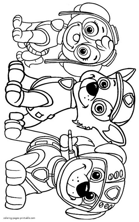 Paw Patrol Coloring Pages - Learny Kids