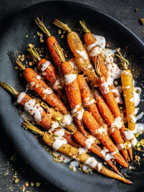 Cumin Roasted Carrots With Yogurt And Pistachios The Sophisticated