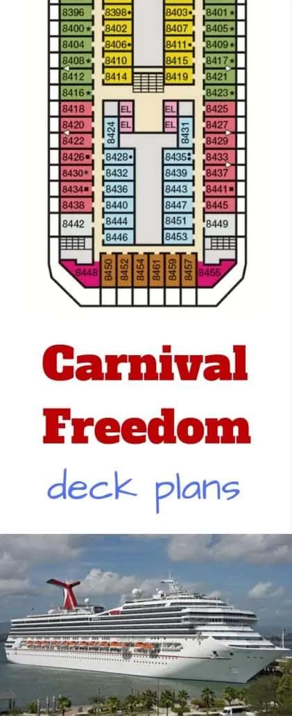 Carnival Freedom Deck Plans - Cruise Radio - Daily Updates On The ...