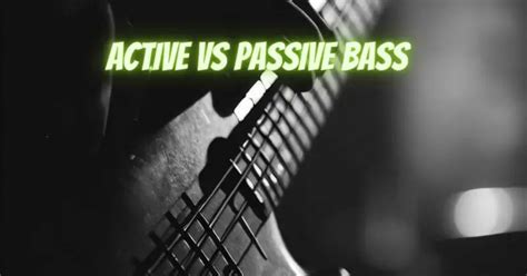 Active Vs Passive Bass All For Turntables