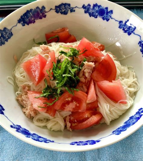 白だしで！トマトとツナのぶっかけそうめん By ぽめぽめ 【クックパッド】 簡単おいしいみんなのレシピが394万品