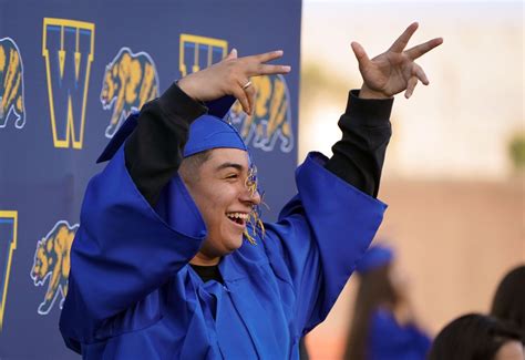 Photos: Seniors at Downey’s Warren High School celebrate graduation ...