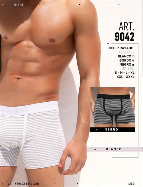 Codigo Boxer Shedyl Boxer Rayado Lenceria Por Mayor