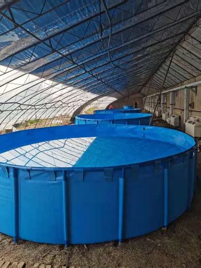 Lvju Aquaculture Pvc Large Water Tanks Indoor Fish Breeding Plastic