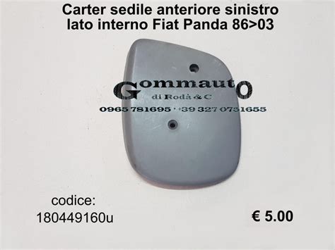 Carter Sedile Anteriore Sx Lato Interno Fiat Panda