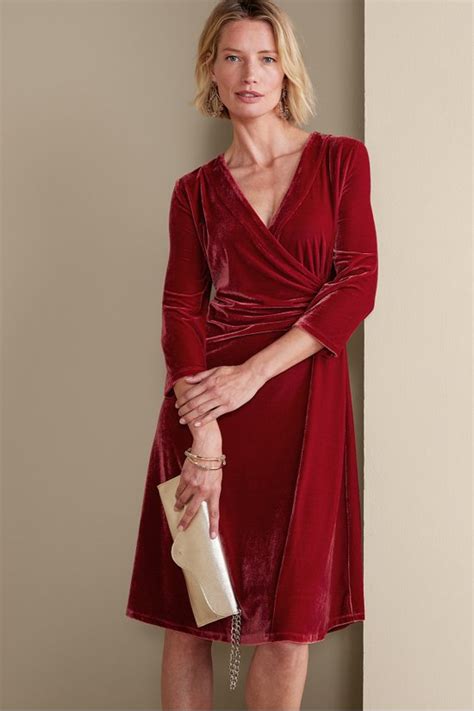 Velvet Hyannis Dress Flowy Soft Velvet Dress Soft Surroundings