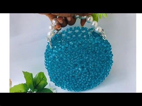 How To Make A Round Bead Bag YouTube Beaded Bags Beaded Crafts