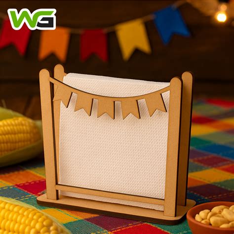Porta Guardanapo Para Festa - Kit 30 Porta Guardanapo Em MDF - Festa JUNINA / FAZENDINHA CAIPIRA ...