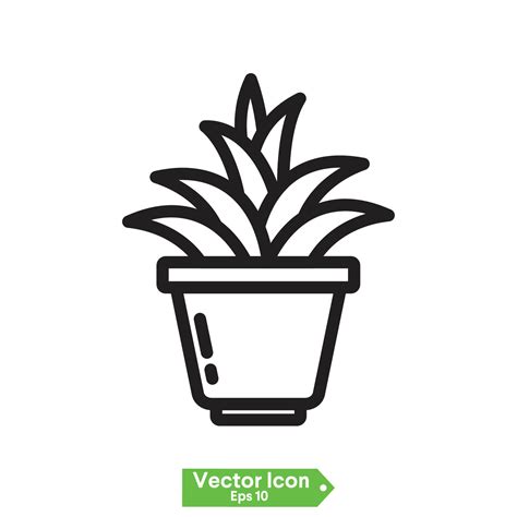 Cactus Outline Icons 6507874 Vector Art at Vecteezy