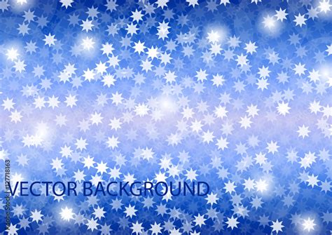 Winter stars background Stock Vector | Adobe Stock