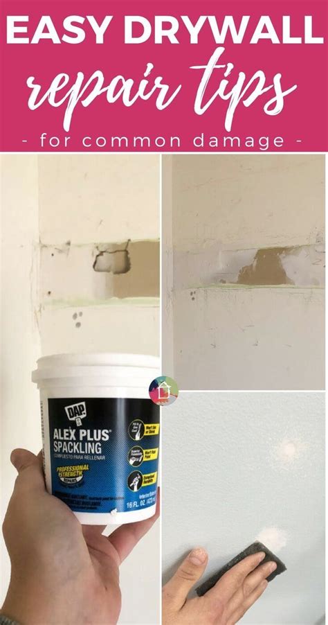 How To Repair Drywall Tips For Smallish Repairs Kaleidoscope Living Home Repair Repair