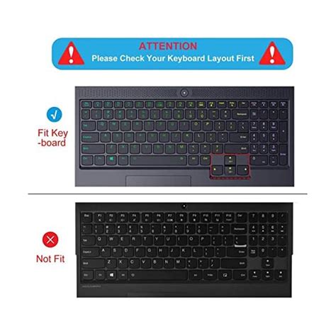 Laprite Keyboard Cover Skin For 2020 Lenovo Legion 5 Series Legion 5 5i 5p 5pi 156 Inches And