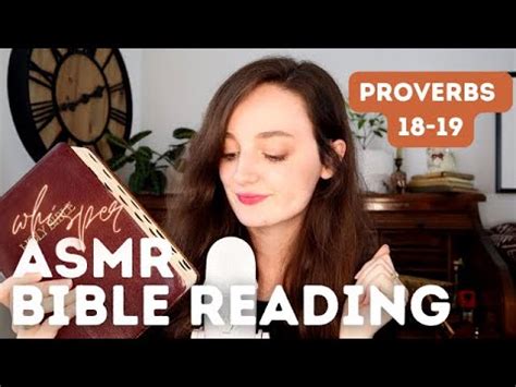 ASMR PROVERBS 18 19 Whisper Bible Reading Female Voice YouTube