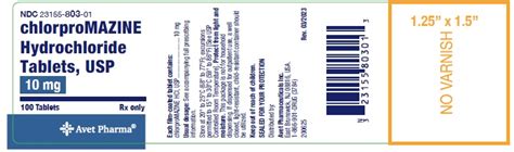 Chlorpromazine Hydrochloride Heritage Pharmaceuticals Inc D B A Avet