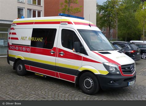 Einsatzfahrzeug Akut Ambulanz Bremen Ktw Hb Bc Bos Fahrzeuge