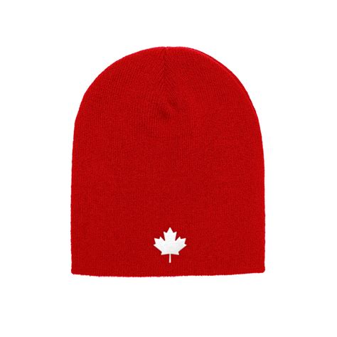 Canada Maple Leaf Flag Knit Canadian Beanie Skull Cap 1500 – Official ...