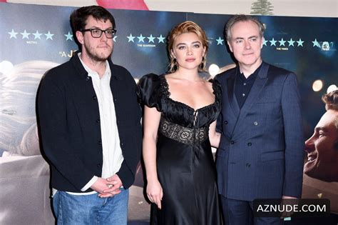 Florence Pugh Sexy Stuns In A Hot Black Lace At We Live In Time Premiere In London AZNude