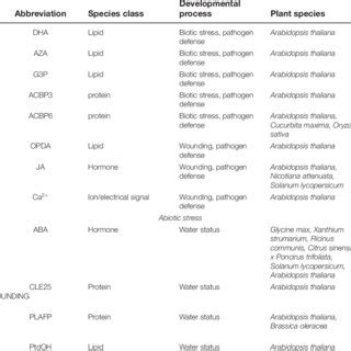 Phloem Mobile Signals In Shoot Development A Transition To Flowering