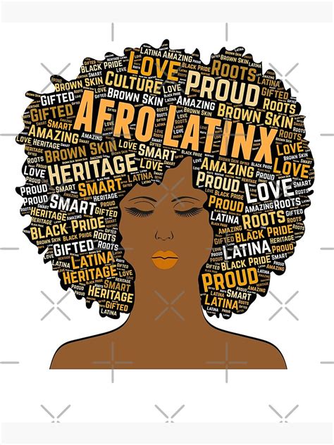 "Afro Latinax Pride Afro" Art Print for Sale by blackartmatters | Redbubble