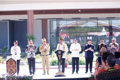 Bandara Singkawang Diresmikan Oleh Presiden Jokowi